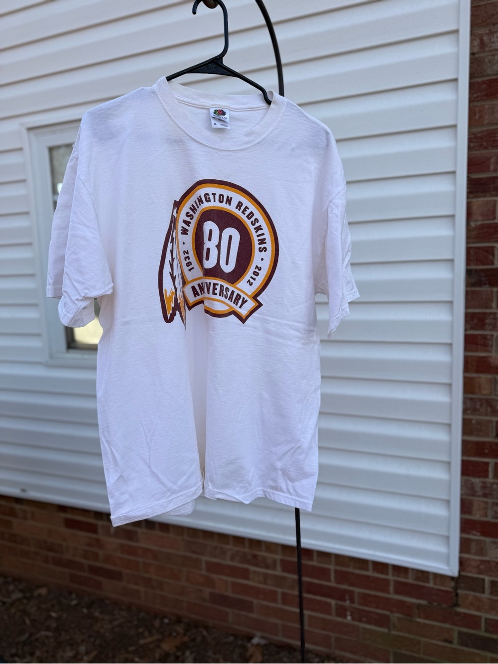 Washington Redskins 80th Anniversary T-Shirt XL